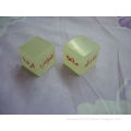 Acrylic Transparent Dice with printing